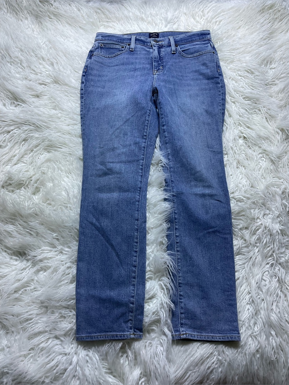 J Crew Slim boyfriend jean in all-day stretch in Estate Blue Wash